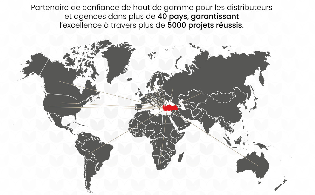 Carte internationale des partenaires DIVAL